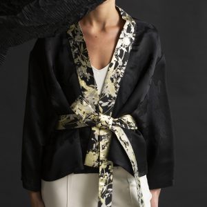 Aura - Mini Kimono Nero