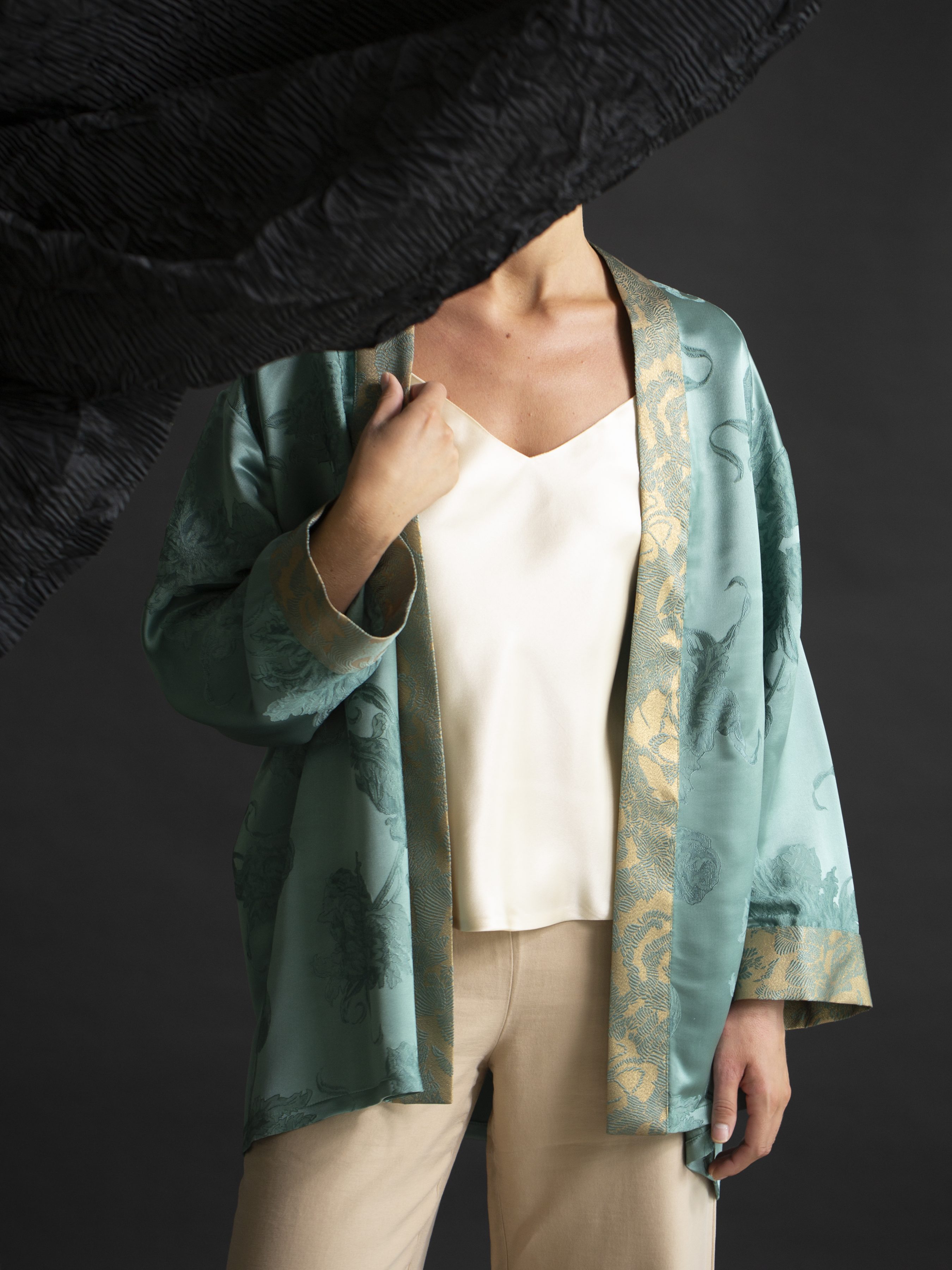 Kimono longuette Sky Blue