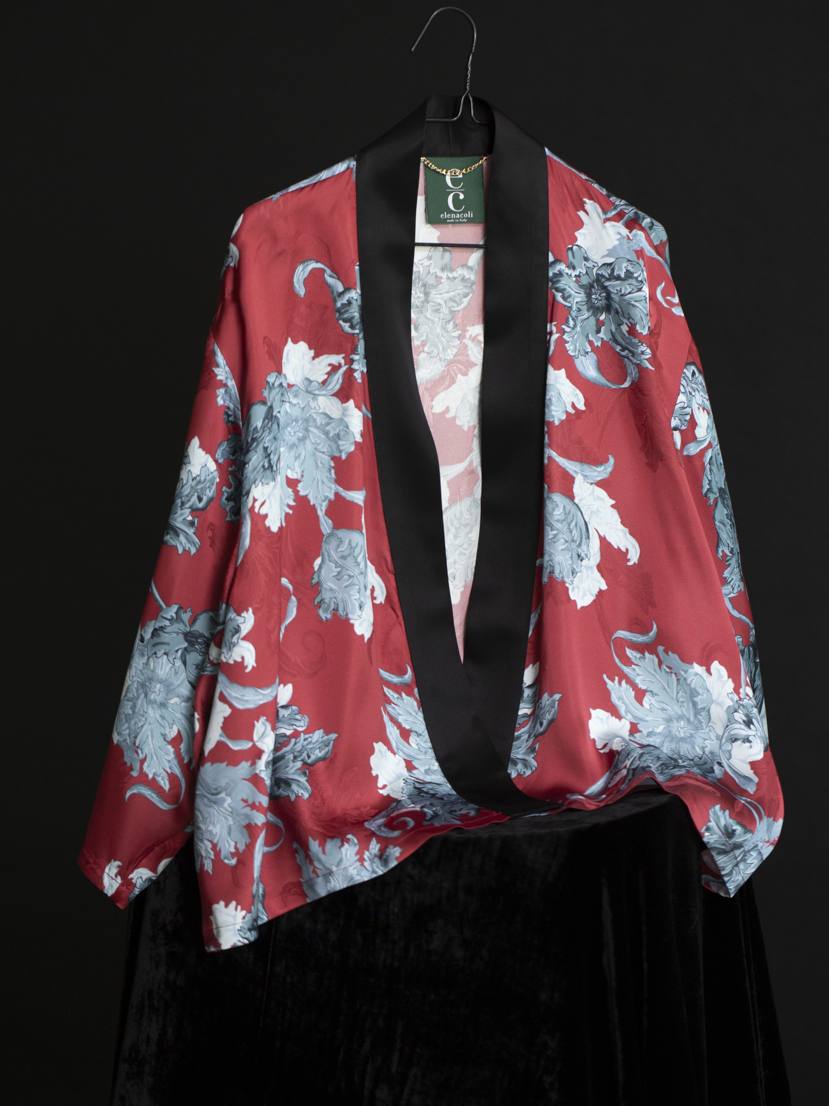 Afrodite – Kimono Corto Cherry Turquoise